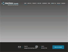 Tablet Screenshot of merinoscarpetrugs.com